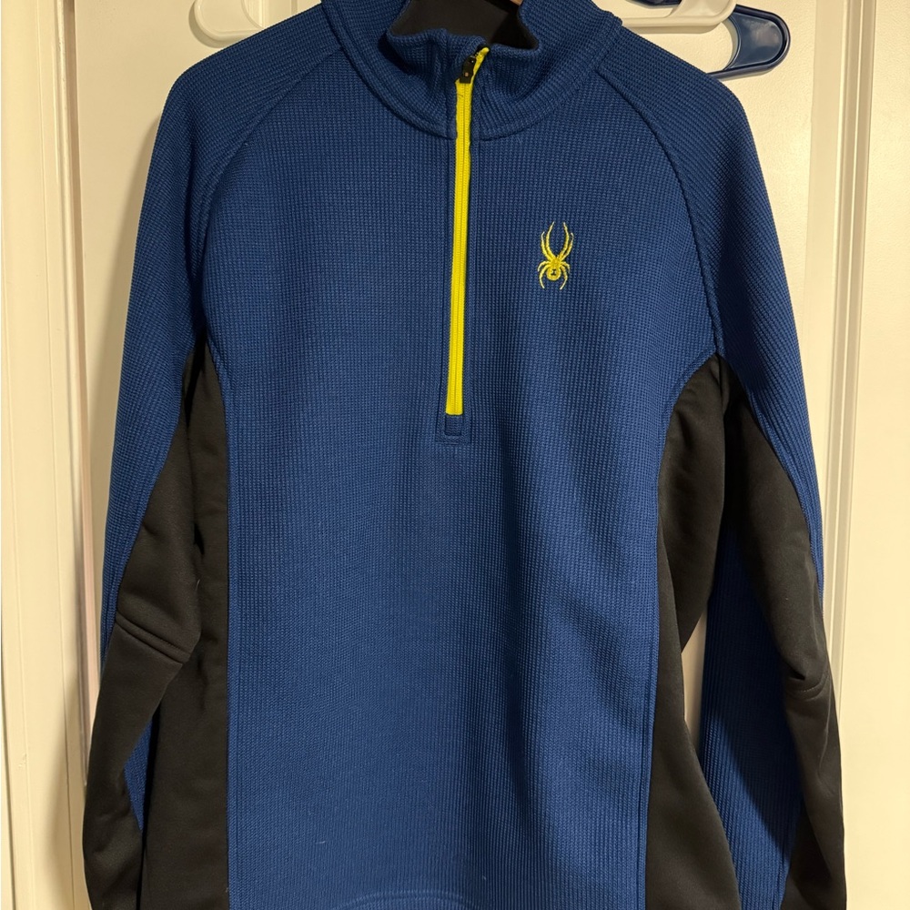 Spyder Blue and Black Pullover